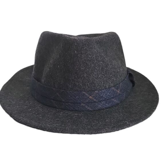 Free Authority Wool Blend Fedora Hat Small Medium - Picture 6 of 9
